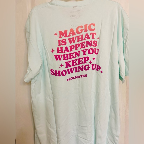ONE SOL Tops - ONE SOL Magic Is What Happens When You Keep Showing Up Gym T-shirt Sz. XL-XXL